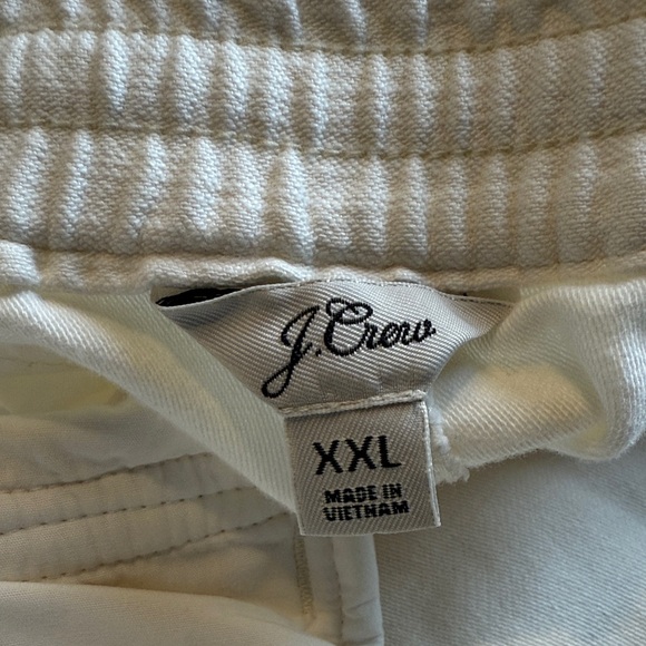 J. Crew Women's  Off-White Elastic Waist Drawstring Pants Size XXL - Picture 2 of 14